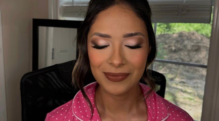 Beautiful makeup artistry at Beauty by Susana in Mount Pleasant, Texas, US, showcasing elegant eye and lip makeup.
