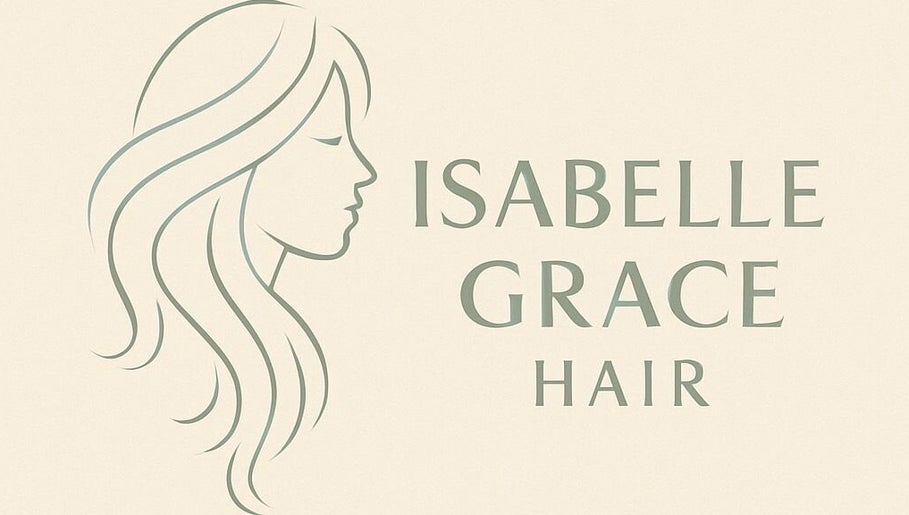 Logo of Isabelle Grace Hair in Burnley, England, featuring a woman's elegant silhouette in profile.