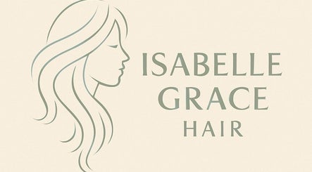 Logo of Isabelle Grace Hair in Burnley, England, featuring a woman's elegant silhouette in profile.