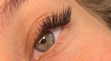 Close-up of expertly crafted eyelashes at Beauty By Yas, Attleborough, England, GB.