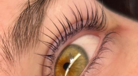 Close-up of lush eyelashes at Beauty By Yas, Attleborough, England, GB.