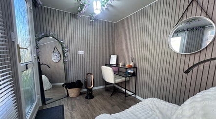 Elegant beauty room at Beauty By Yas in Attleborough, England, GB with chic decor and modern furnishings.