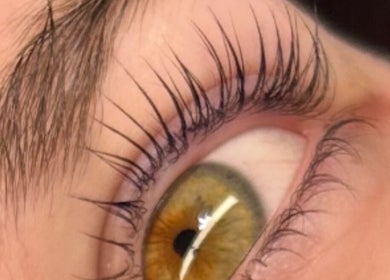 Stunning eyelash close-up at Beauty By Yas, Attleborough, England, GB showcasing lash service excellence.