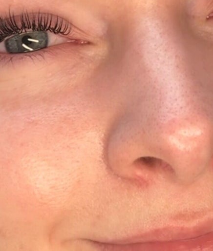 Closeup of elegant lash extensions at Lucy_Lashesx, Dublin, County Dublin, IE, showcasing detailed artistry.
