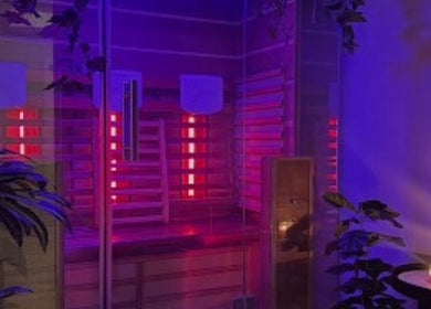 Relaxing sauna at Incension Body & Massage, Alderley, Queensland, AU. Perfect for unwinding and stress relief.