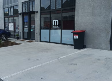 Front view of Ātahu Hair, Wellington, Wellington Region, NZ, showcasing modern exterior.
