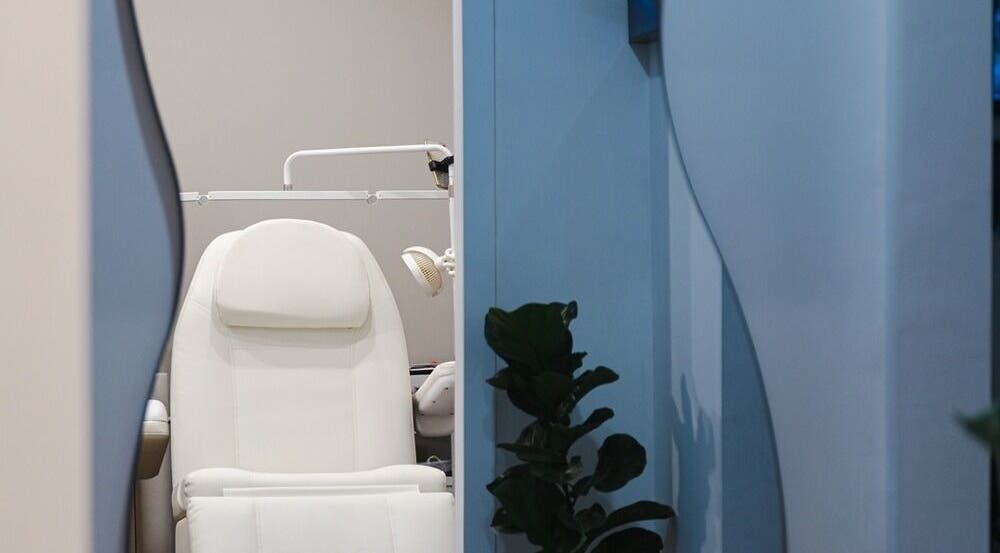 Luxury treatment chair at GORGEOUS LASHES BY THUY, West End, Queensland, AU. Perfect for relaxation and beauty care.