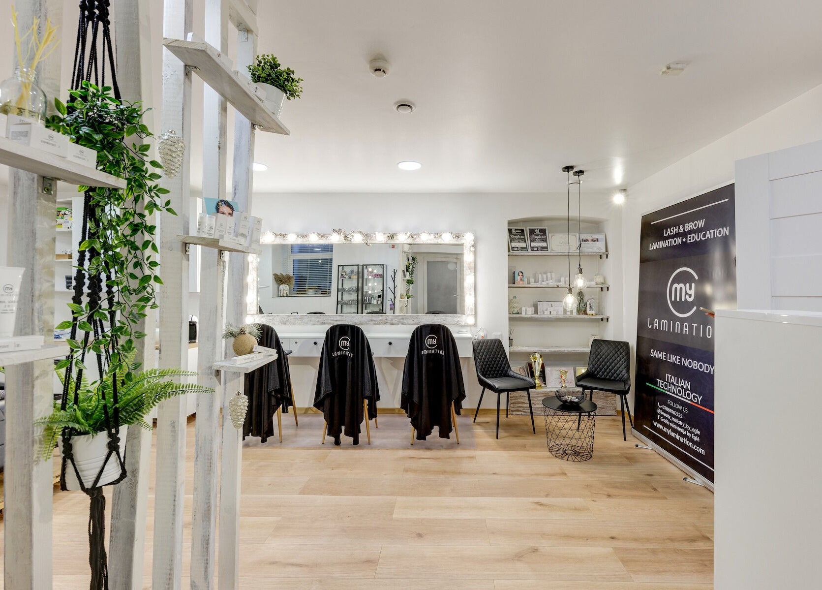 My Lamination Studija in Vilnius, Vilniaus Apskritis, LT offers a modern beauty and wellness space.