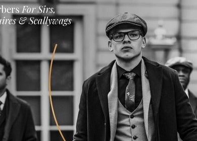 Stylish gentlemen in vintage attire at Webster & Carr, Newcastle upon Tyne, England, GB.