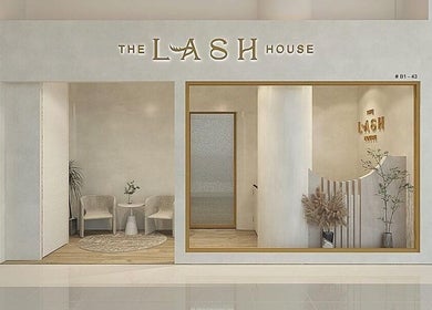 Exterior view of The Lash House in Singapore, Singapore, SG, showcasing a modern and elegant entrance.