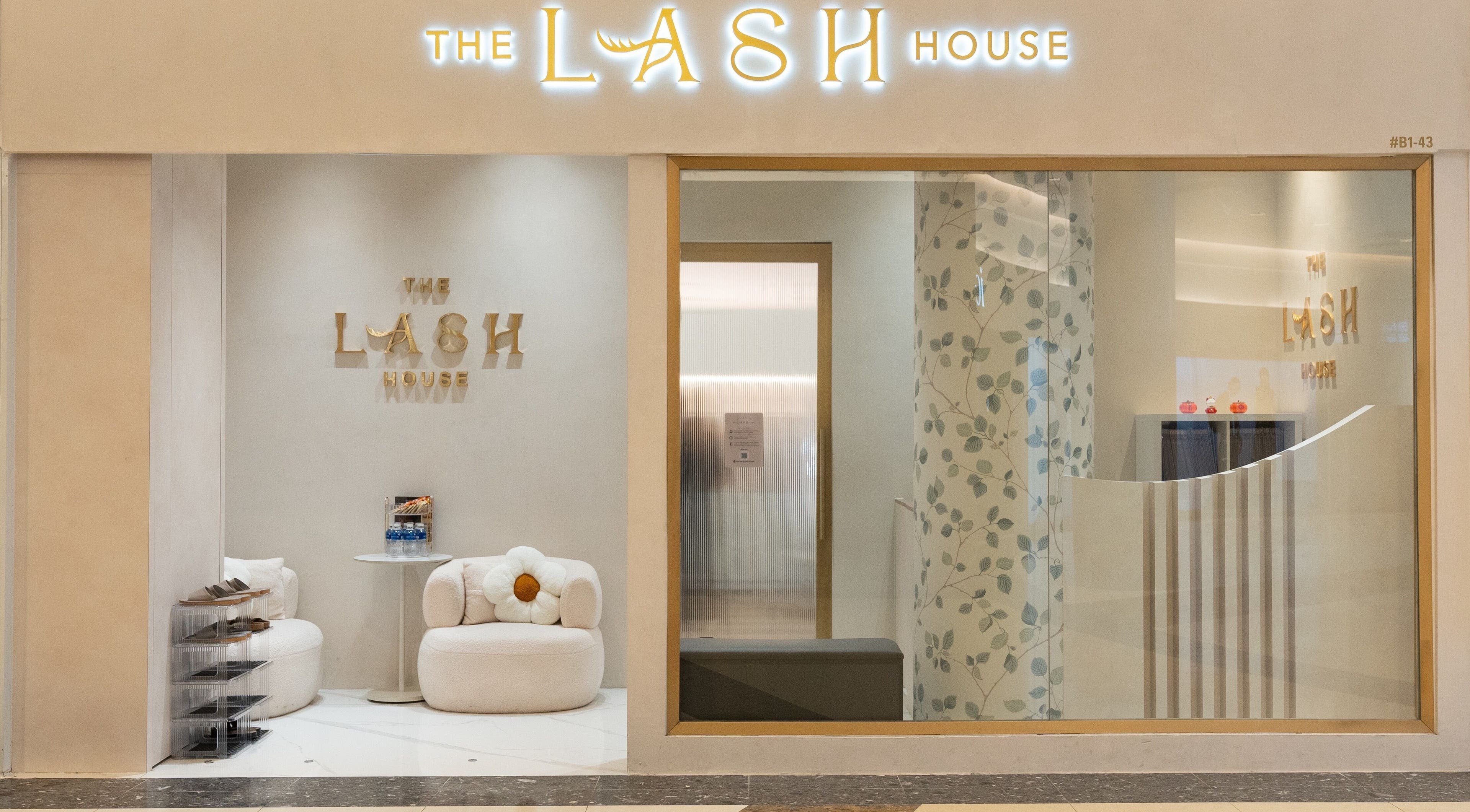 Elegant view of The Lash House entrance, showcasing stylish decor in Singapore, Singapore, SG.
