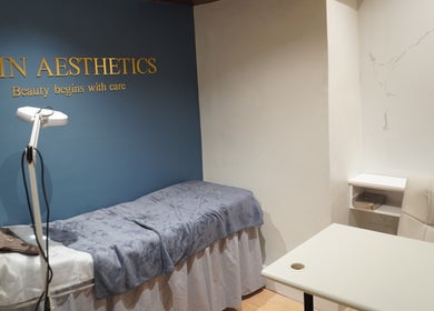 Cozy treatment room at Bangs Prime Skin Aesthetics, Makati City, Metro Manila, PH with calming decor.
