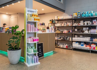 ATSI Hair Supplies offers diverse beauty products in Brookvale, New South Wales, AU with a stylish display.