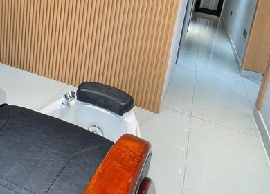Luxurious pedicure chairs at Al Shahid Salon, Dubai, Dubai, AE, offering a relaxing wellness experience.