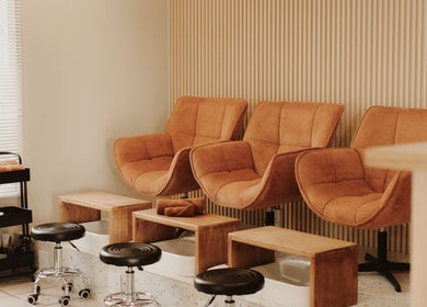 Pedicure chairs at BTS Beauty in Centurion, Gauteng, ZA offering serene comfort.