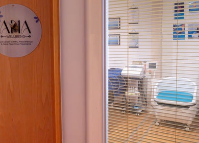 Ana Wellbeing treatment room in Luton, England, GB, showcasing soothing interiors and advanced wellness equipment.