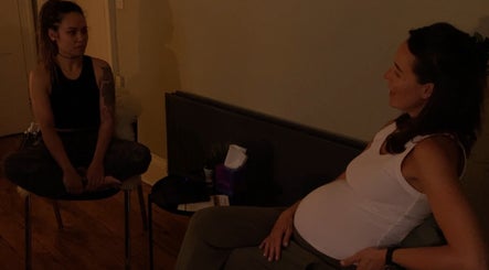 Relaxed setting at Malinie Jane Holistics in Leeds, England, GB, featuring serene client interaction.