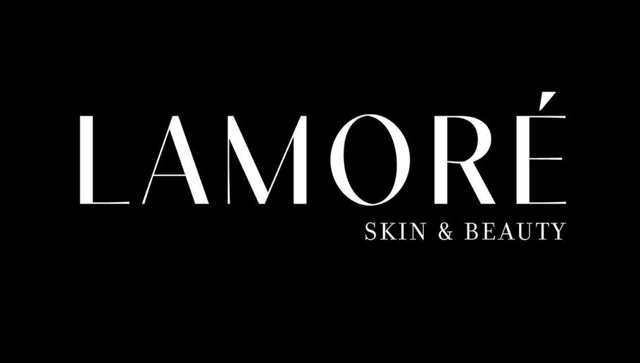 Lamoré Skin & Beauty logo in Mokopane, Limpopo, ZA on a sleek black background.