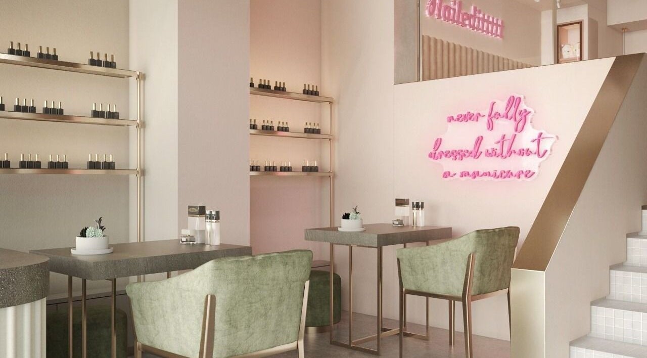 Sophisticated interior of Nailedittttt - Far East Plaza, Singapore, SG, featuring elegant decor and nail polish display.