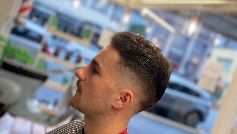 Side profile of a stylish haircut at Indigo Barbers, Auckland, Auckland, NZ.