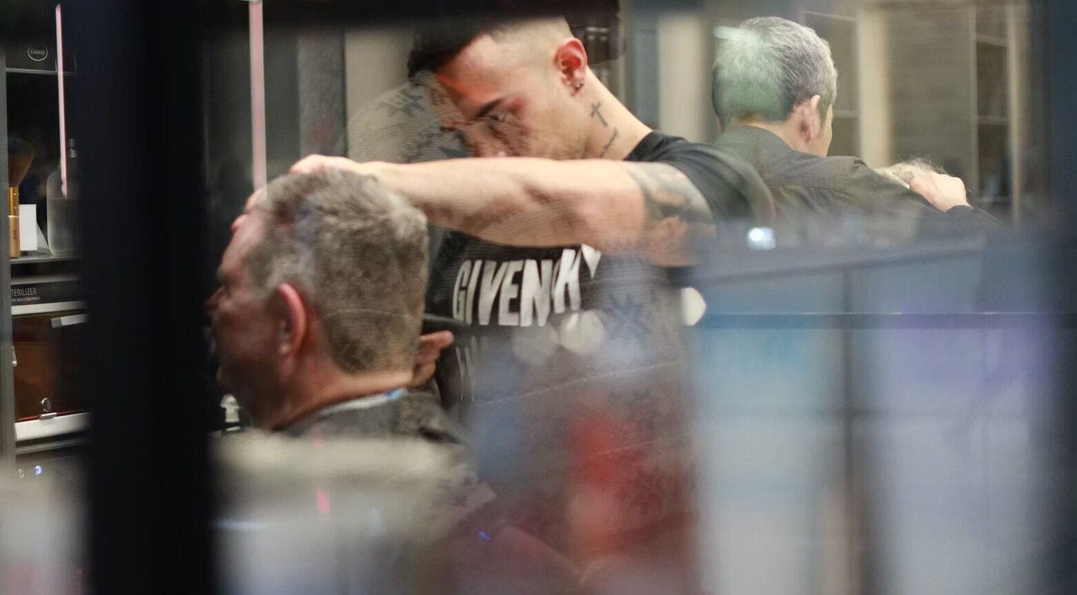 Expert barber styling hair at The Stylish Man | Newmarket, Auckland, Auckland, NZ.