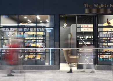 Exterior view of The Stylish Man | Newmarket in Auckland, NZ, showcasing its modern design and inviting atmosphere.