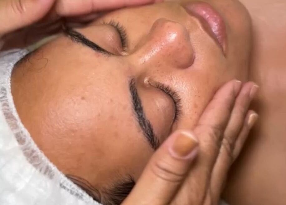 A soothing facial treatment at Paisley Cosmetics in Nassau, New Providence, BS, enhancing relaxation and skin health.
