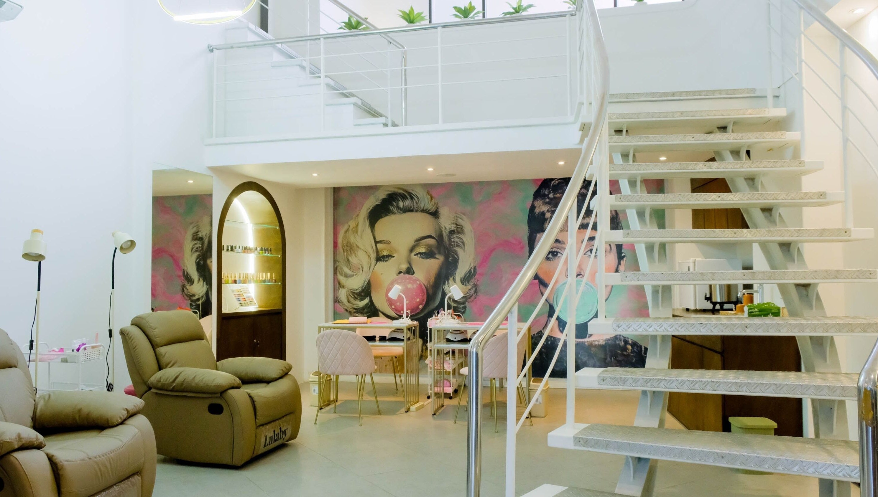 Luxe lounge and art at Essential Body Spa & Beauty Lounge, Bali, Bali, ID.