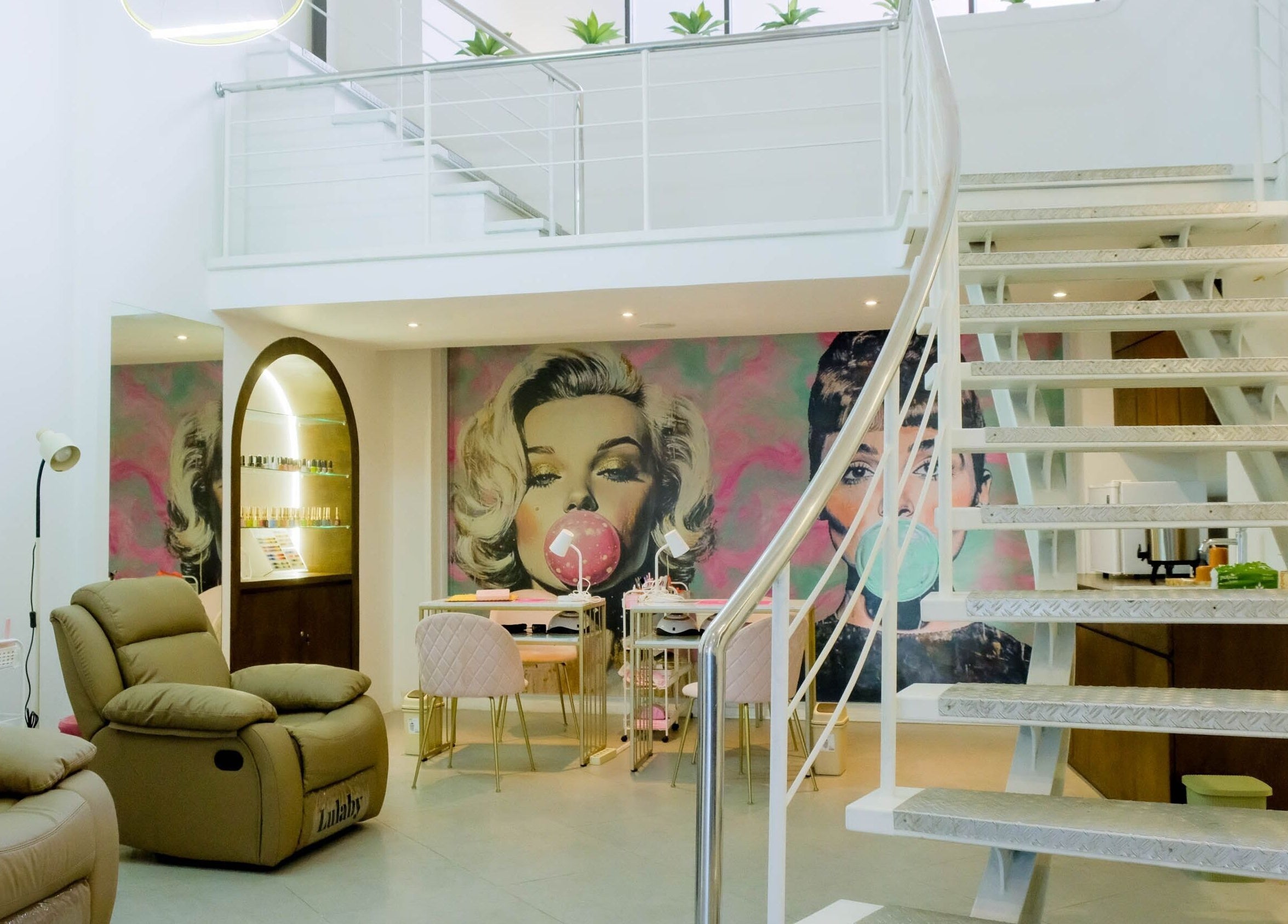 Luxe lounge and art at Essential Body Spa & Beauty Lounge, Bali, Bali, ID.