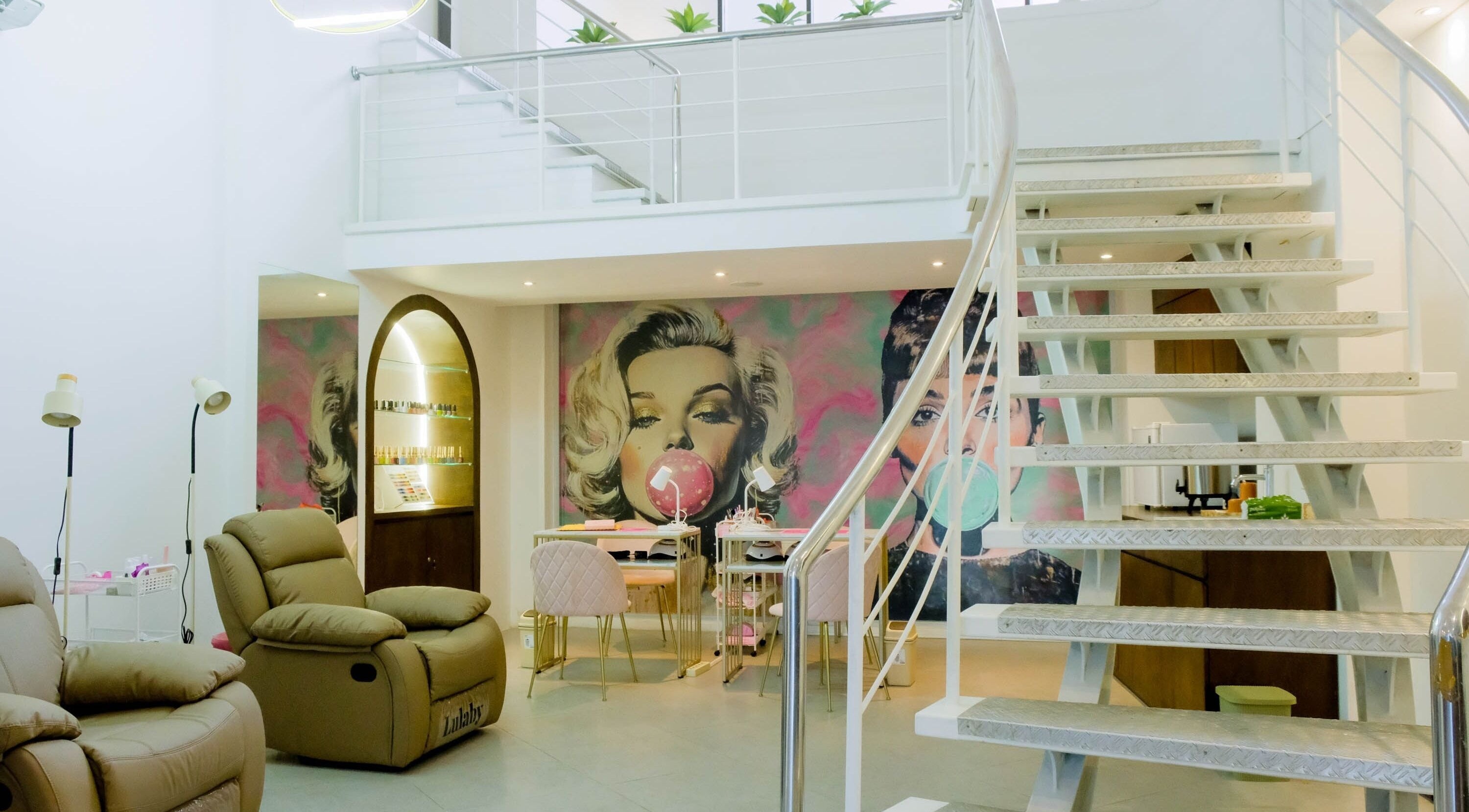 Luxe lounge and art at Essential Body Spa & Beauty Lounge, Bali, Bali, ID.