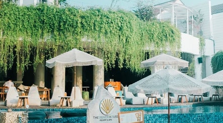 Charming poolside at Thala Spa by The Beach House Resort, Gili Trawangan, Nusa Tenggara Barat, Indonesia.