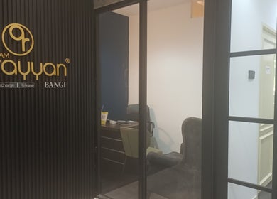 Reception area of Spa Bekam Ar Rayyan Bangi in Bandar Baru Bangi, Selangor, MY.