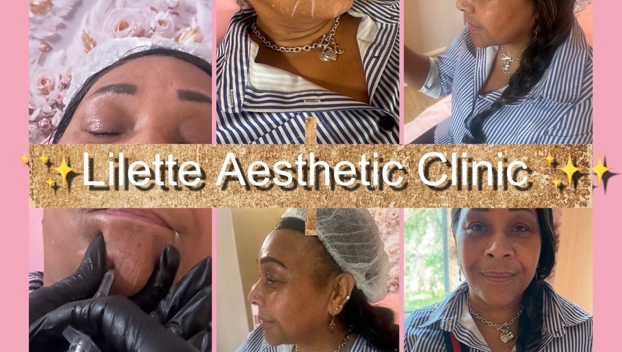 Client receiving facial treatment at Lilette Aesthetic Clinic in London, England, GB.