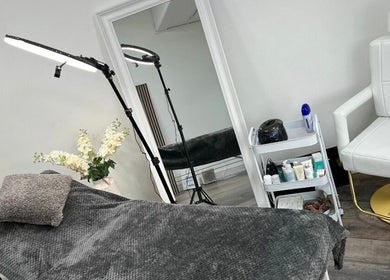 Luxurious spa room at By Frankie Zoe - Congleton, located at Skin & Beauty by Sarah-Jayne, Congleton, England, GB.