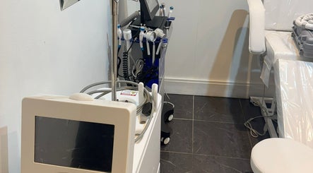 Modern treatment machines at Heritage Skin & Health Chiswick, London, England, GB showcasing cutting-edge skincare.