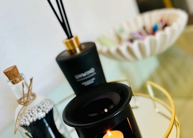Elegant aromatherapy setup at Victoria Concept Beauty Academy, Prescot, England, GB.