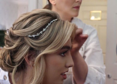 Elegant bridal hair styling at Be You Tiful Hair And Beauty 01792 417957, Swansea, Wales, GB salon.