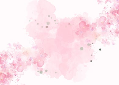 Elegant watercolor pink florals at The Beauty Boulevard, San Juan, San Juan-laventille Regional Corporation, TT.