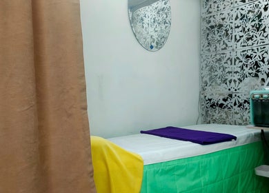 Tranquil spa room at Lanemms Aesthetics in Manila, Metro Manila, PH, featuring a cozy treatment bed.