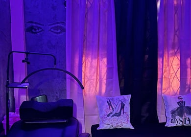 Relaxing beauty room at Bad & Lashed, New Amsterdam, East Berbice-corentyne, GY with stylish decor.