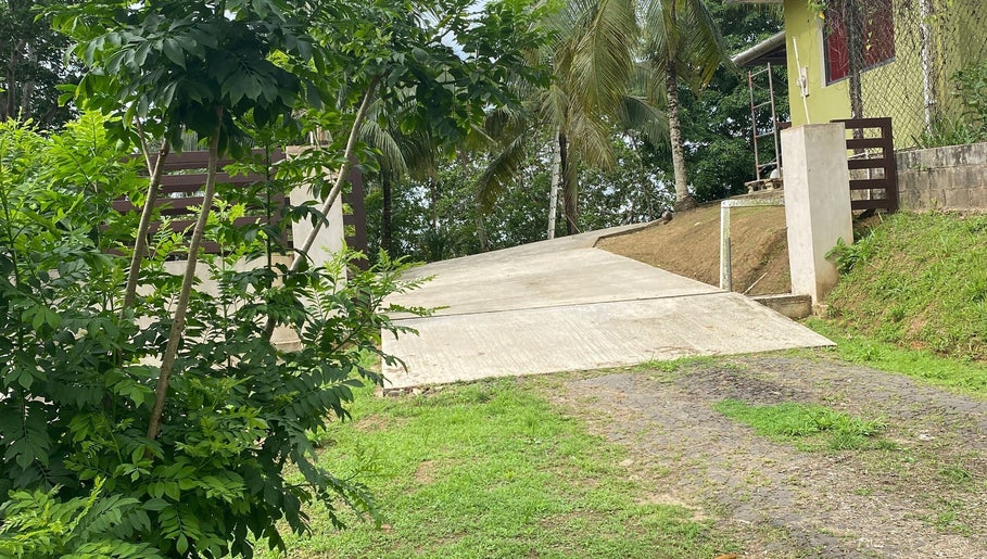Entrance to Yola Therapeutic Massage Clinic in Preysal, Couva-tabaquite-talparo Regional Corporation, TT.