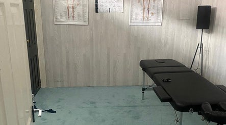 Tranquil massage room at Evolution of Fitness Sports Massage and Injury Clinic, Coventry, England, GB.