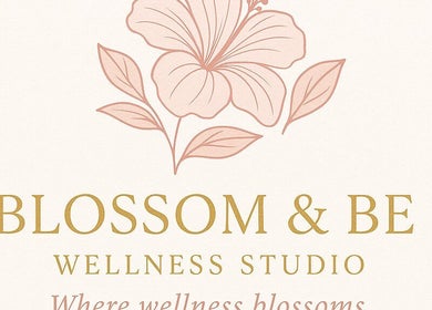 Logo of Blossom & Be Wellness Studio in Kigali, Kigali City, RW, featuring a pink floral design.