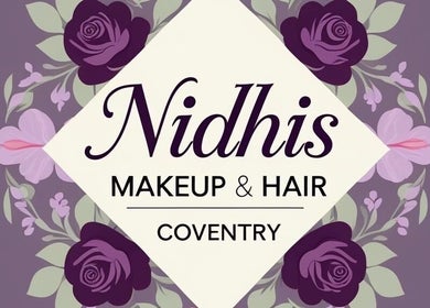 Nidhis Henna Coventry logo with purple floral design, located in Coventry, England, GB.