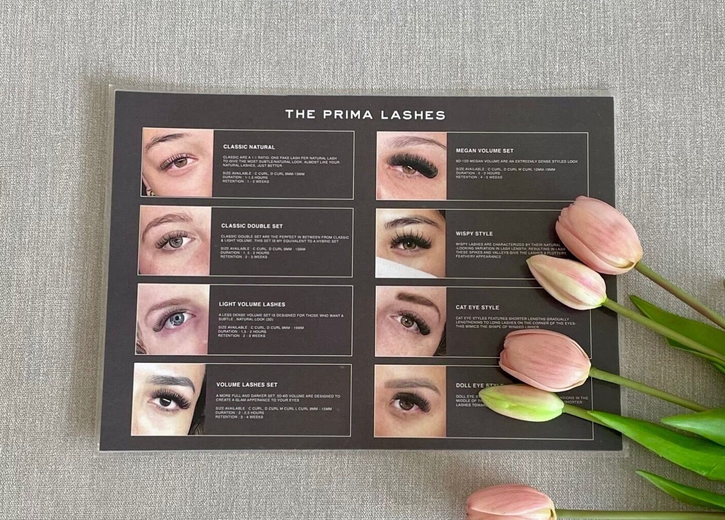 Pilihan variasi bulu mata di The Prima Lashes - Kerobokan, Bali, Bali, ID untuk tampilan sempurna.