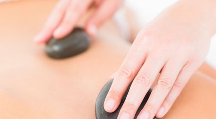 Relaxing hot stone therapy at Therapeutic Massage by Kelly Murphy, Dallas, Pennsylvania, US.
