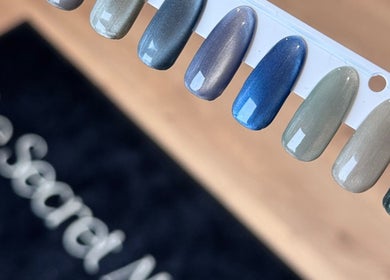 Nail polish palette at Lunea Beauty By Yvonne in Liverpool, England, GB.