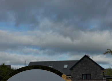 View of Réalta Studio against a cloudy sky in County Mayo, County Mayo, IE.