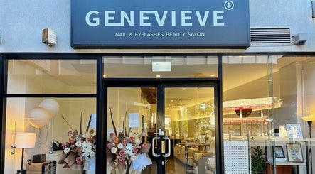 Front view of Genevieve's Nail & Eyelashes Salon in Southport, Queensland, AU featuring elegant decor.