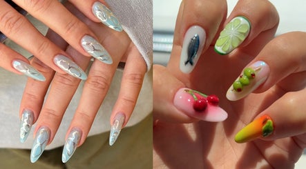 Intricate nail art at Nailigion, Cluj-napoca, Județul Cluj, RO, featuring unique patterns and vibrant colors.